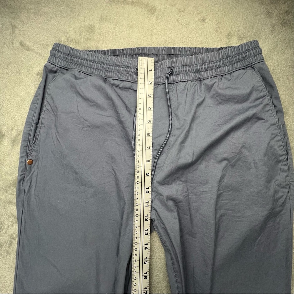 Mugsy Joggers Pants Mens Large Cadets Blue Gray Lightweight Twill Casual J7PNNY - Picture 4 of 10
